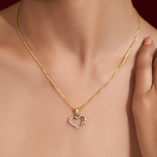 Heart's Desire Diamond Pendant-Yellow Gold