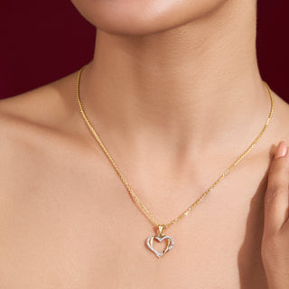 Heart's Desire Diamond Pendant-Yellow Gold