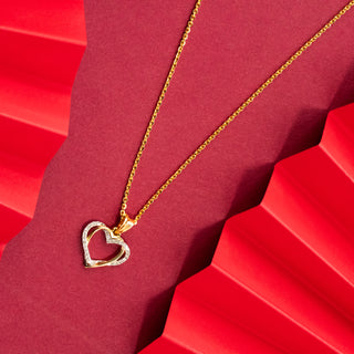 Heart's Desire Diamond Pendant-Yellow Gold