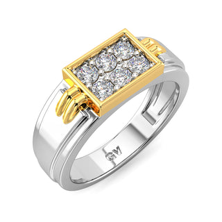 6 Stone Diamond Band-White Gold
