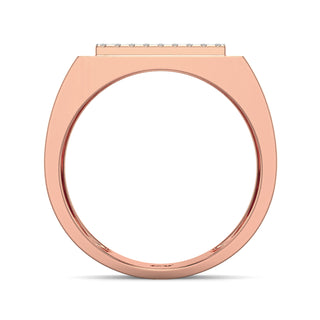 Nebula Diamond Ring for Men-Rose Gold