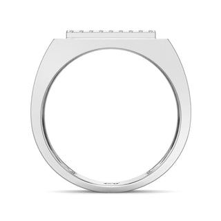 Nebula Diamond Ring for Men-White Gold