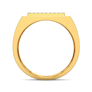 Nebula Diamond Ring for Men-Yellow Gold