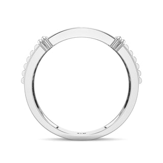Nova Diamond Ring for Men-White Gold