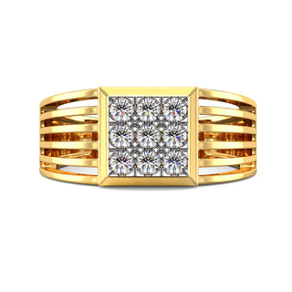 Zenith Spark Ring for Men-Yellow Gold