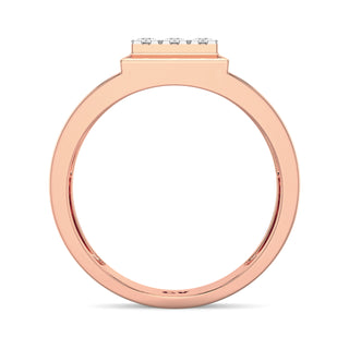 Zenith Spark Ring for Men-Rose Gold