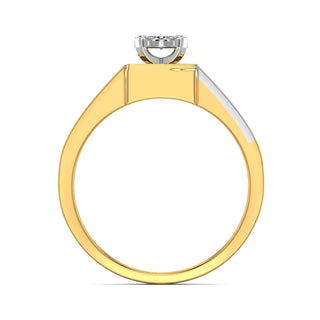 Radiance Diamond Ring for Men-Yellow Gold