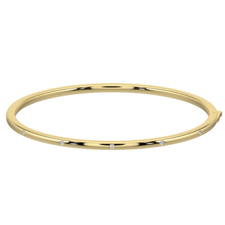 Modern Diamond Bracelet-Yellow Gold