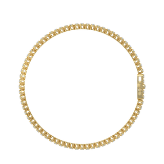 Ace Tennis Diamond Bracelet-Yellow Gold
