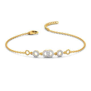 Endless Shine Diamond Bracelet-Yellow Gold