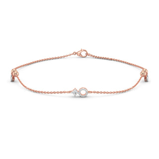 Bare Brilliance Bracelet-Rose Gold