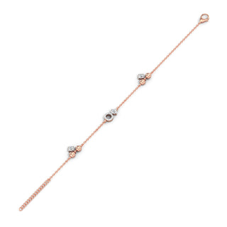 Bare Brilliance Bracelet-Rose Gold