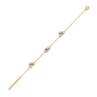 Bare Brilliance Bracelet-Yellow Gold