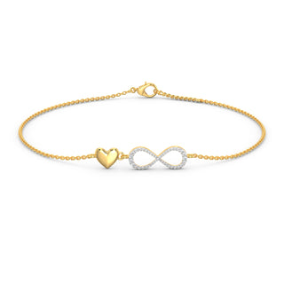Radiant Love Bracelet-Yellow Gold