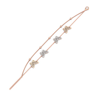 Luminous Wings Diamond Bracelet-Rose Gold