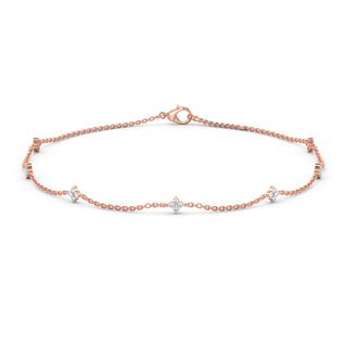 Twinkle Diamond Bracelet-Rose Gold