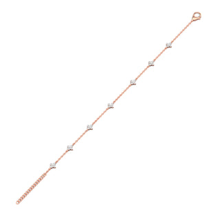 Twinkle Diamond Bracelet-Rose Gold