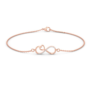 Endless Love Diamond Bracelet-Rose Gold
