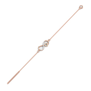 Endless Love Diamond Bracelet-Rose Gold