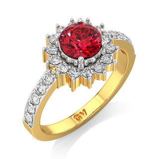 Ruby Romance Gemstone Ring