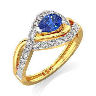 Indigo Illusion Gemstone Ring