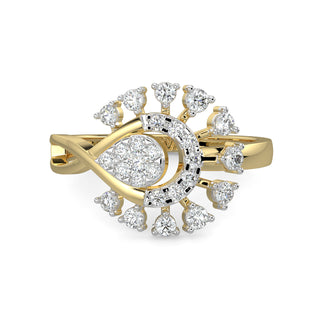 Floret Grace Ring-Yellow Gold