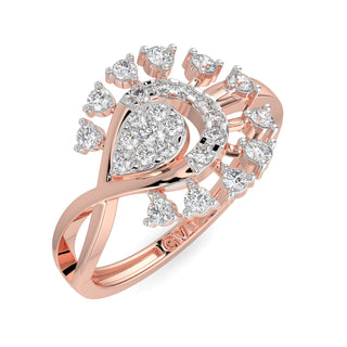 Floret Grace Ring-Rose Gold