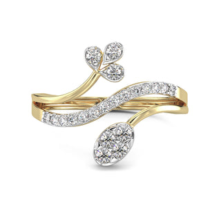 Garden of Diamonds Ring-Yellow Gold