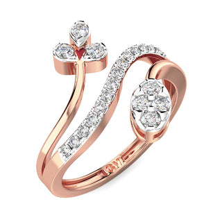 Garden of Diamonds Ring-Rose Gold