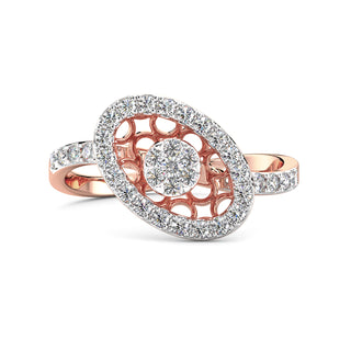 Celestial Sparkle Ring-Rose Gold