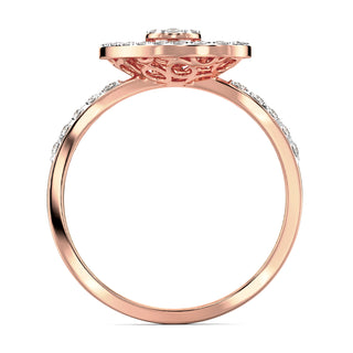 Celestial Sparkle Ring-Rose Gold