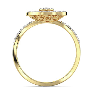 Celestial Sparkle Ring-Yellow Gold