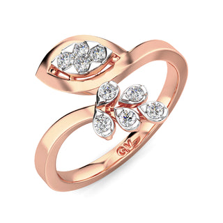 Ivy Meadow Diamond Ring-Rose Gold