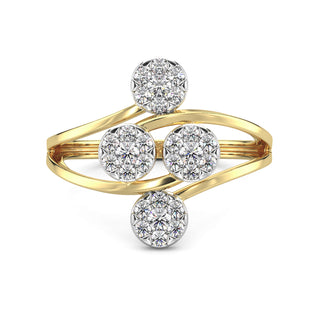 Starry Nightfall Ring-Yellow Gold