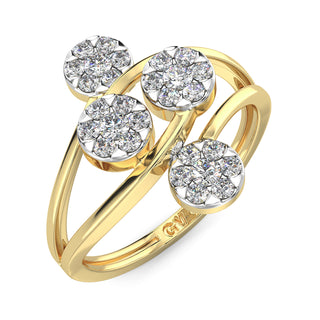 Starry Nightfall Ring-Yellow Gold