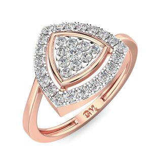 Captivating Bliss Diamond Ring-Rose Gold