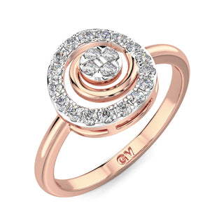 Petite Sparkle Ring-Rose Gold