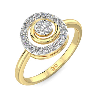 Petite Sparkle Ring-Yellow Gold