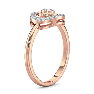 Petite Sparkle Ring-Rose Gold
