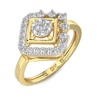 Chic Luster Ring-Yellow Gold