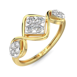 Dainty Chic Ring-Yellow Gold