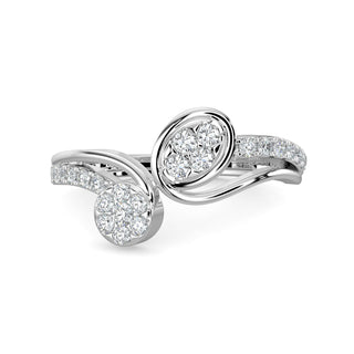 Glow Diamond Ring-White Gold