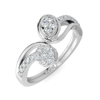 Glow Diamond Ring-White Gold