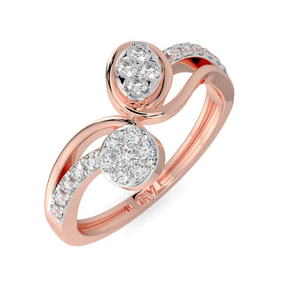 Glow Diamond Ring-Rose Gold