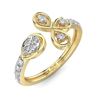 Urban Grace Ring-Yellow Gold