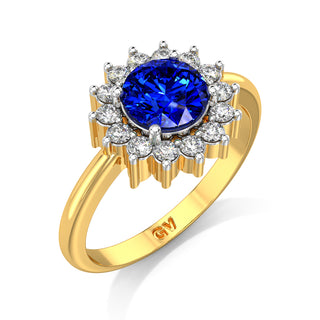 Bluebell Radiance Gemstone Ring