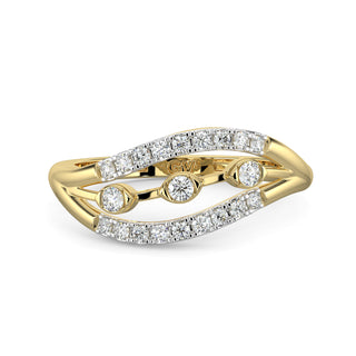 Dew Drop Ring-Yellow Gold
