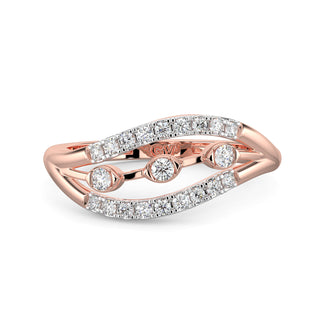 Dew Drop Ring-Rose Gold