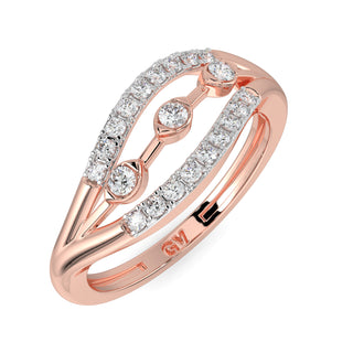 Dew Drop Ring-Rose Gold