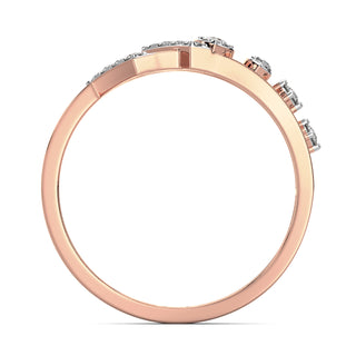 Sunbeam Diamond Band-Rose Gold